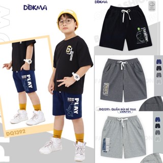 DQ1392 Quần đùi bé trai cotton Dokma size đại 7-12T