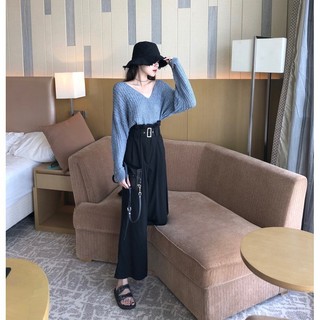 [ORDER]ÁO LEN CỔ V ÁO ULZZANG LEN MỎNG