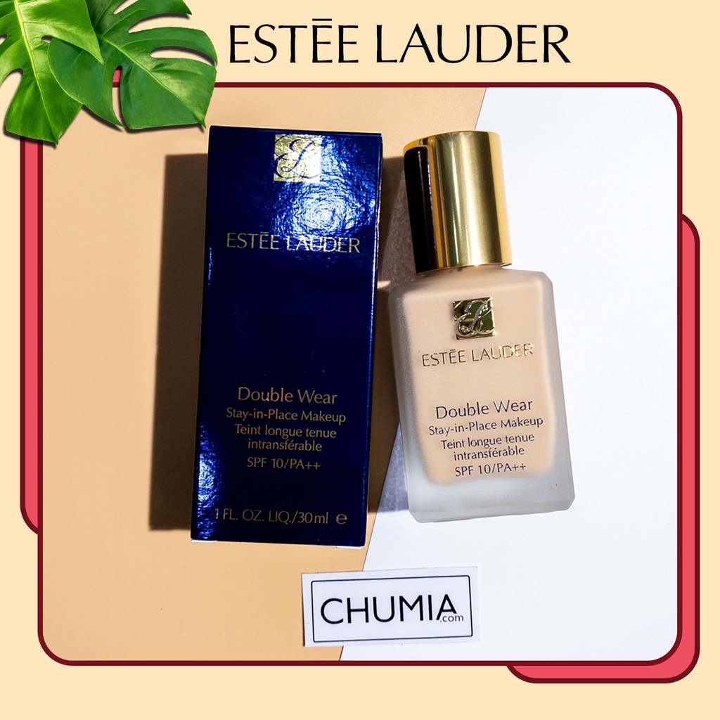 Kem nền ESTEE LAUDER DOUBLE WEAR che khuyết điểm kiềm dầu lâu trôi nâng tone cho da dầu bộ trang điểm chính hãng chumia