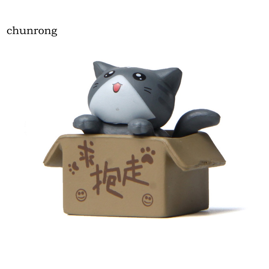 Cr Mô Hình Chú Mèo 3D Mini Trang Trí Sân Vườn