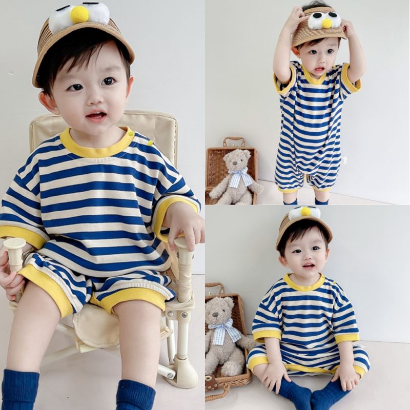 Áo Liền Quần Thời Trang Mùa Hè Dành Cho Trẻ Nhỏ 0-2 Tuổi