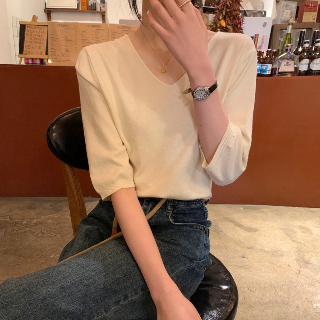 Áo Thun Tay Ngắn Nhiều Màu Sắc 49163