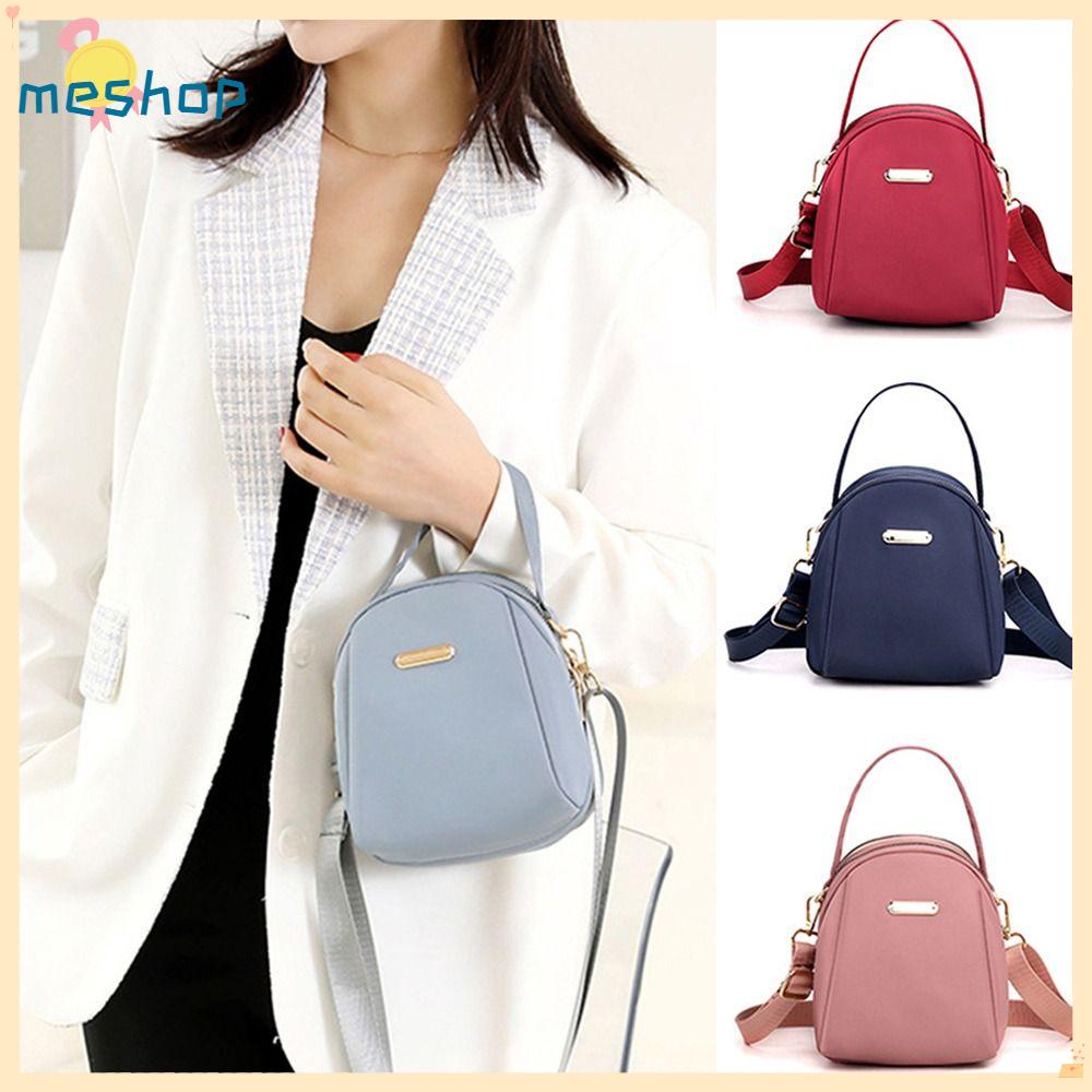 Túi Đeo Vai Đựng Điện Thoại Bằng Vải Nylon Thiết Kế Nhỏ Gọn Dành Cho Nữ