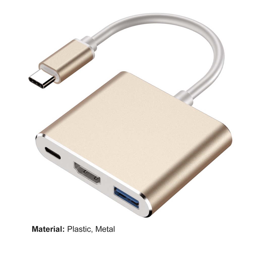 Dây Cáp Chuyển Đổi Usb 3.1 Type-C Sang Usb 3.0 HDMI Type-C Tốc Độ Cao Cho Laptop