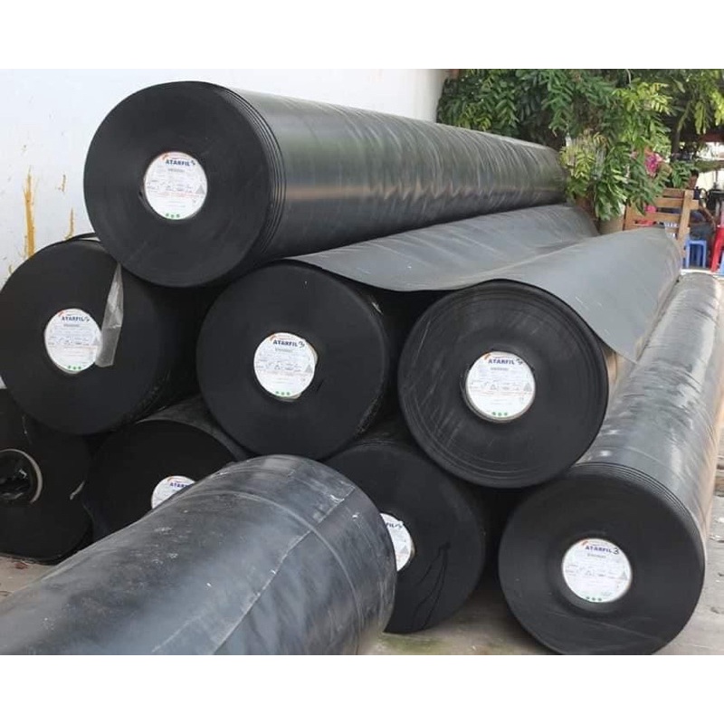 Bạt lót hồ, bạt lót hồ tôm cá bằng màng HDPE dày 0.5mm khổ 5m