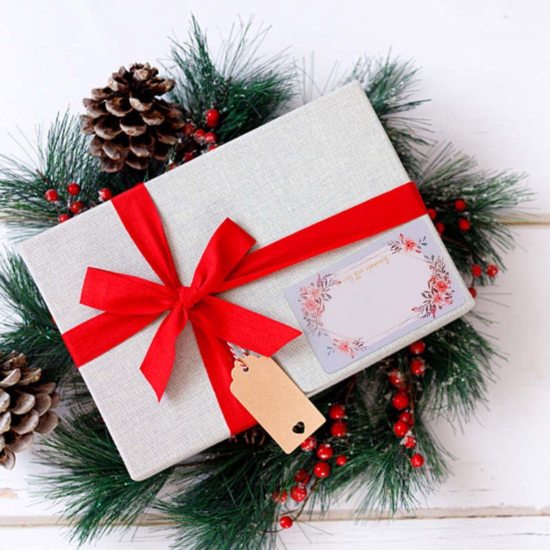 Cuộn 250 Nhãn Dán Ghi Tên Chai Lọ Thức Ăn Có Thể Xóa Được DIY Dành Cho Trường Học / Văn Phòng / Tiệc Sinh Nhật