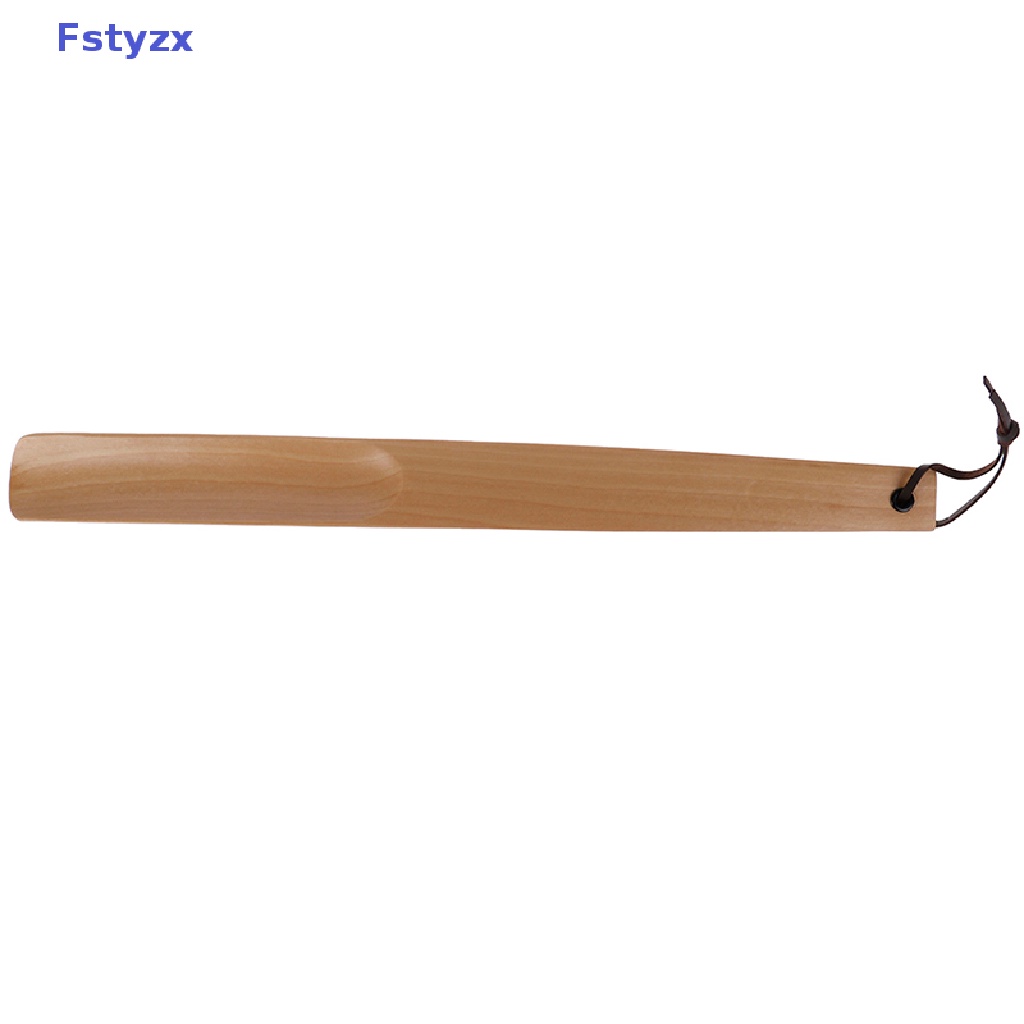 Dụng Cụ Mang Giày Cán Dài 38cm Bằng Gỗ Sừng Kì Lân Linh Hoạt
