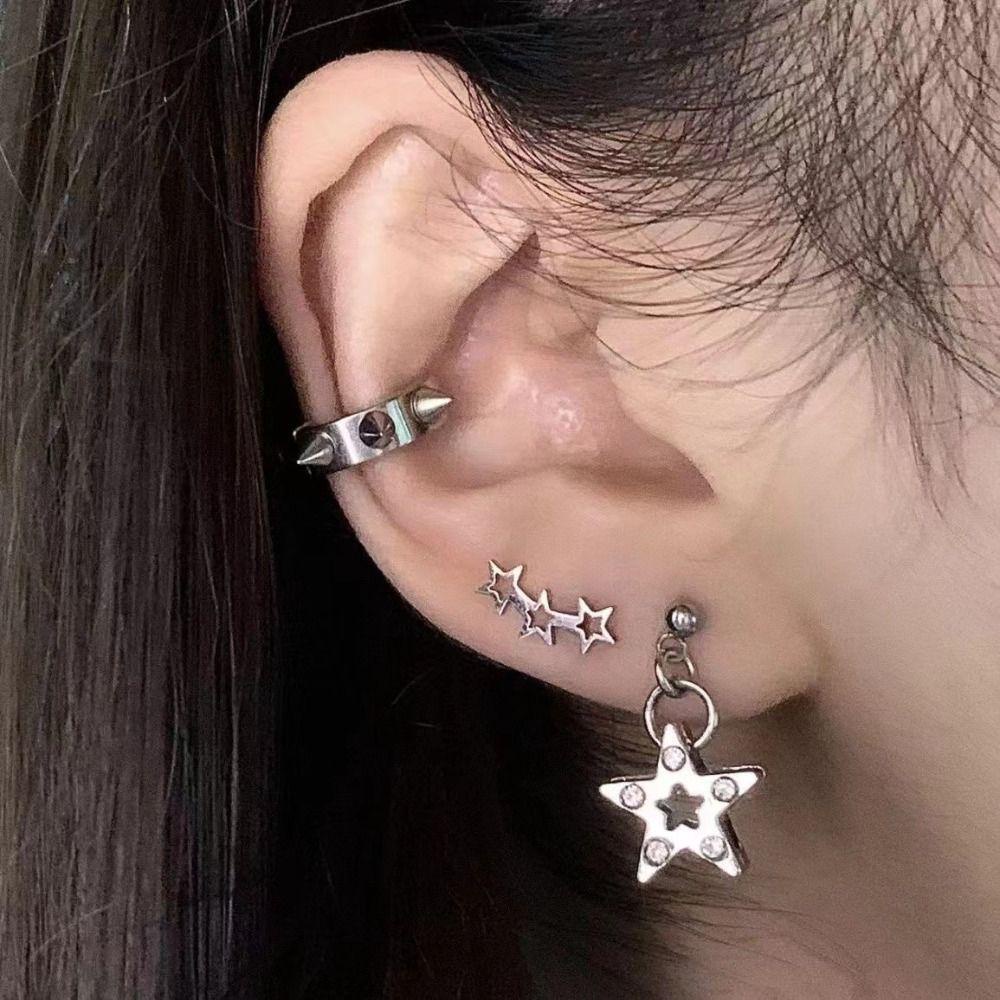 Bông Tai Ngôi Sao Năm Cánh Thời Trang Hàn Quốc