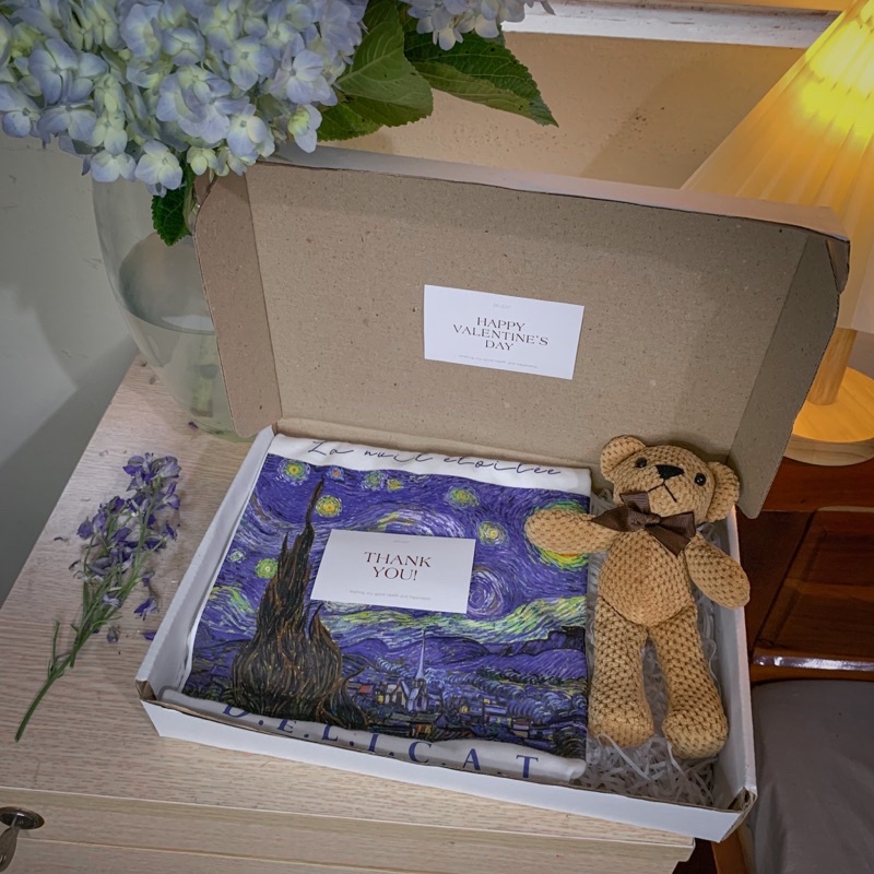 Áo phông tranh Starry Night Vangogh