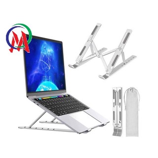   LOẠI XỊN   Giá Đỡ Máy Tính Xách Tay - Kệ đỡ Laptop,ipad,MacBook Hợp Kim Nhôm gấp gọn Điều Chỉnh 6 Cấp Độ Chống Rung Th 