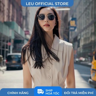 Kính mát Sunnies Studios Baxter chống UV400 gọng kim loại nhẹ thời trang nam nữ có sẵn chính hãng