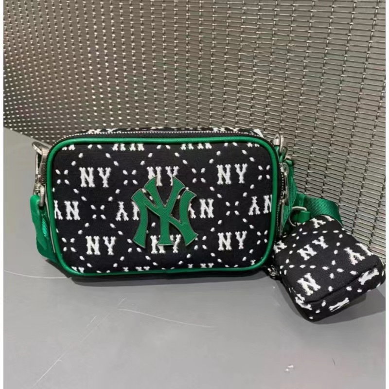 Túi Đeo Chéo Mlb Dáng Vuông Nhỏ Phong Cách Retro Cho Nam Nữ