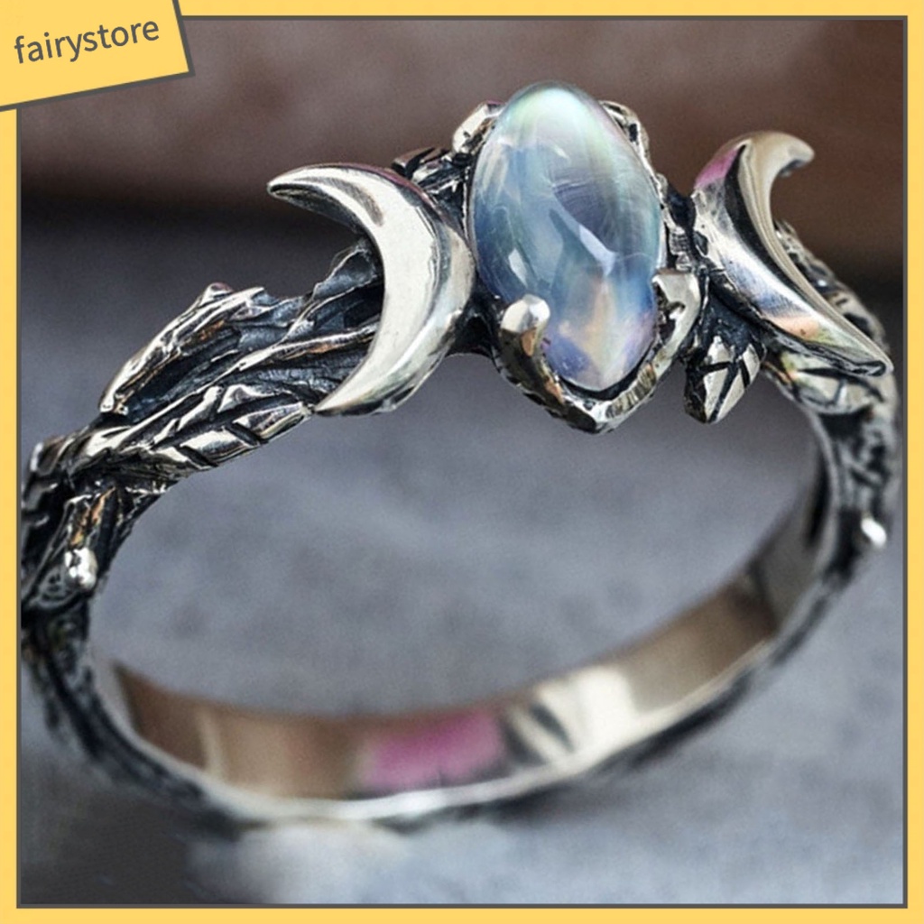 Nhẫn Đính Đá Phong Cách Bohemia Cổ Điển [Fairy1] Cho Nữ