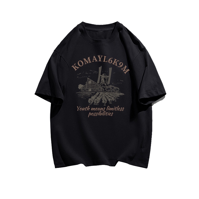 NRVP Áo Thun 100% Cotton Tay NgắN Plus Size Cho Nam Và Nữ