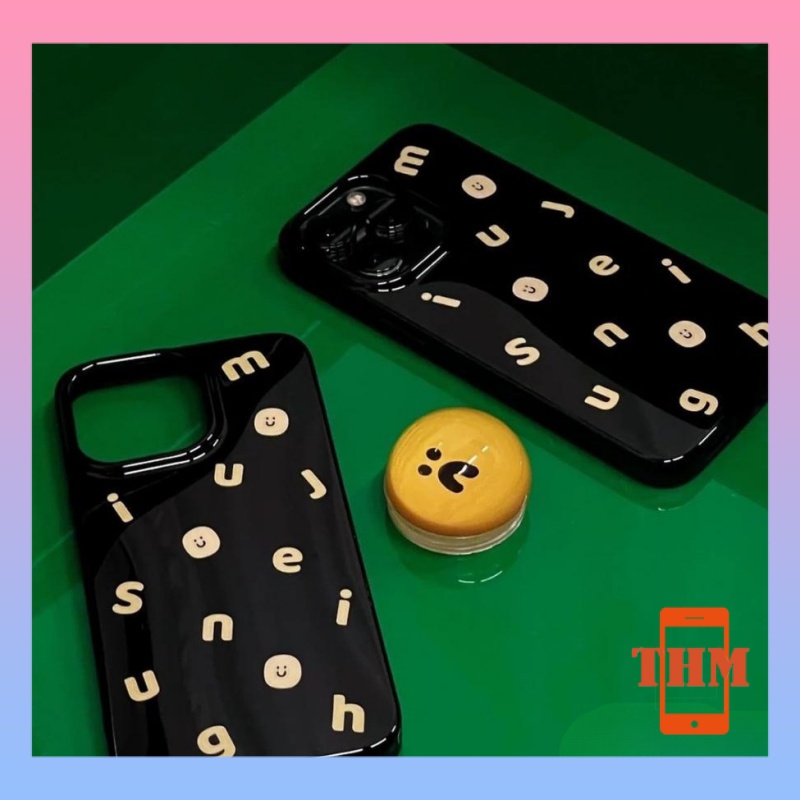 Ốp lưng phone Khuôn mặt tươi cười Mềm Chống Sốc Cho Iphone 6 / 6S / 6splus / se / 7 / 7plus / 8 / 8plus / X / xs / xsmax / 11 / 12 / 13 / 14 / Plus / pro / pro max-504