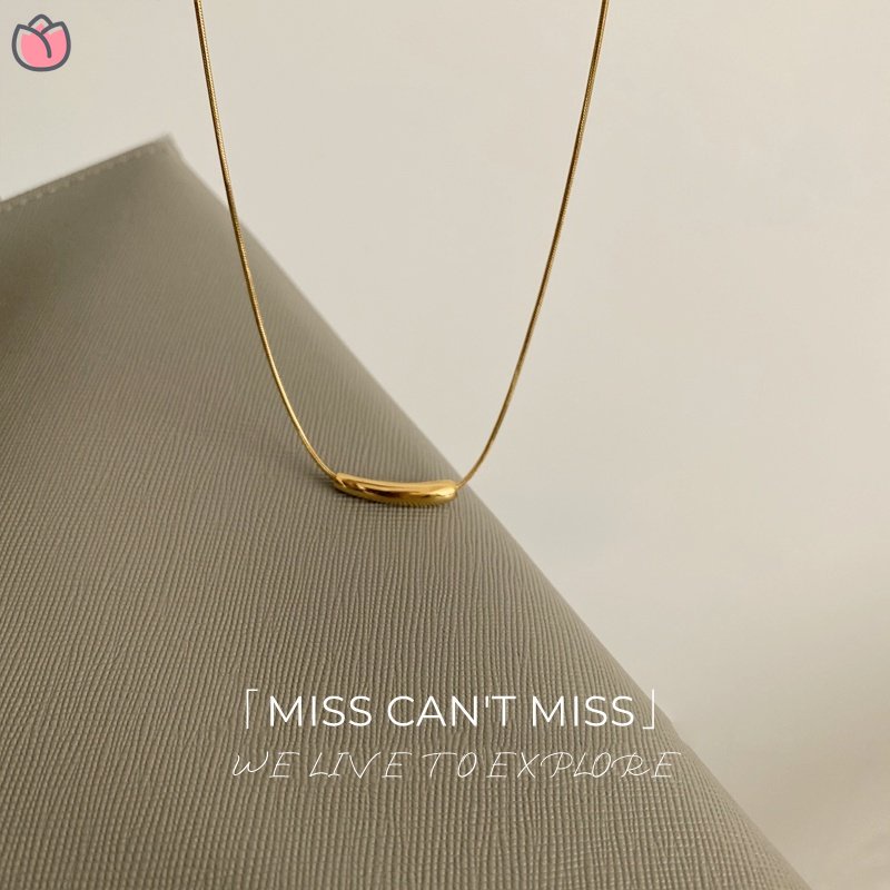 Vòng cổ Bằng Thép Không Gỉ Mặt Cười Màu Vàng / Bạc Thời Trang Cho Nam Và Nữ