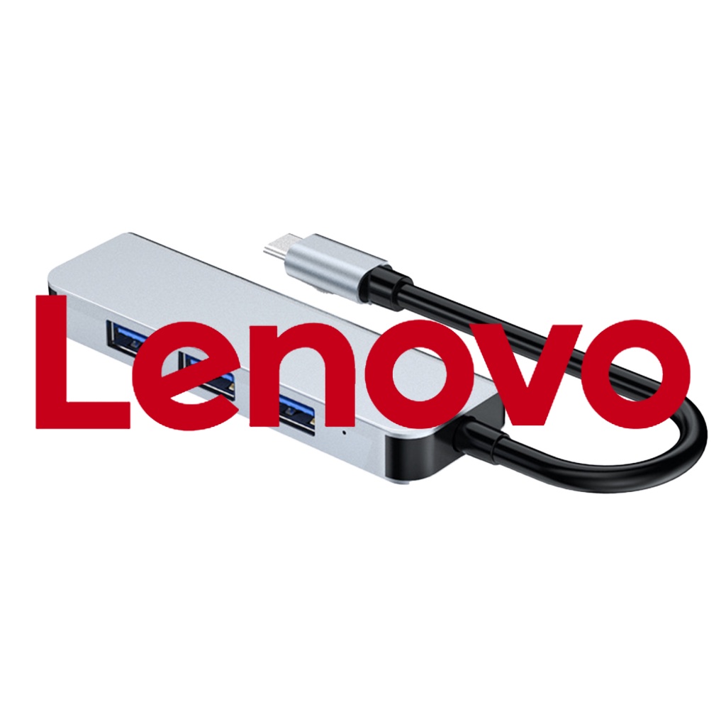 Bộ chuyển đổi LENOVO ra 4 cổng USB loại C hình hoa hướng dương cho điện thoại di động