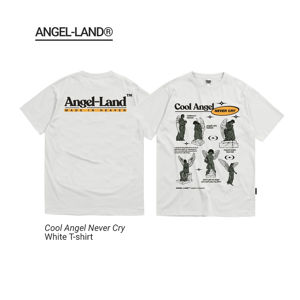 Áo Thun Angel-Land Cool Angel Milky White T-shirt - CAT