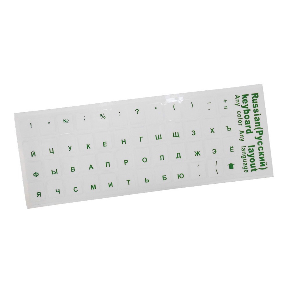 Miếng Dán Bàn Phím Hình Hoa Hướng Dương Tiếng Nga Cho PC Laptop