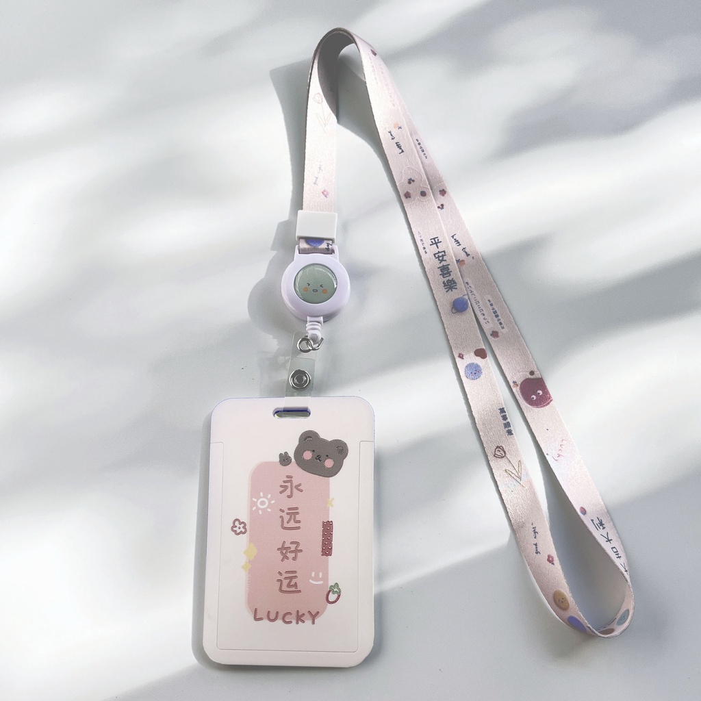 Dây Kẹp Thẻ Xe Buýt / Thẻ Sinh Viên Tự Cân Bằng Đơn Giản