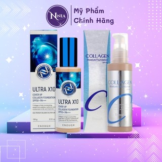 Kem nền collagen hydro moisture enough spf15
