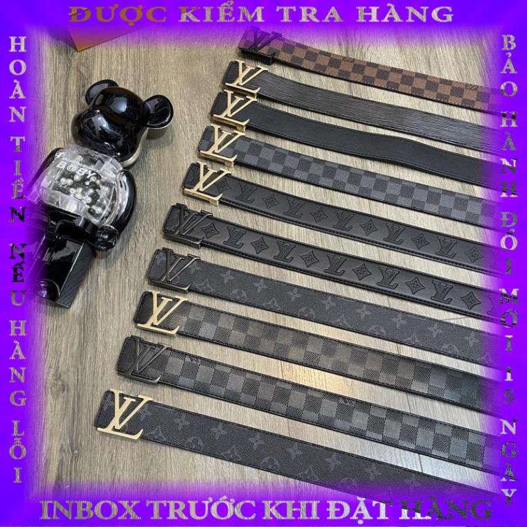 Dây Lưng Da Caro LV Nam - Dây Lưng LV Cho Nam hanthanh
