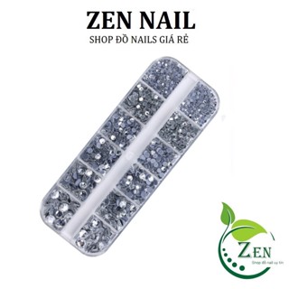 Đá nail, Đá Chân Keo YHB, Đính Móng Siêu Sáng,1440 viên chia size