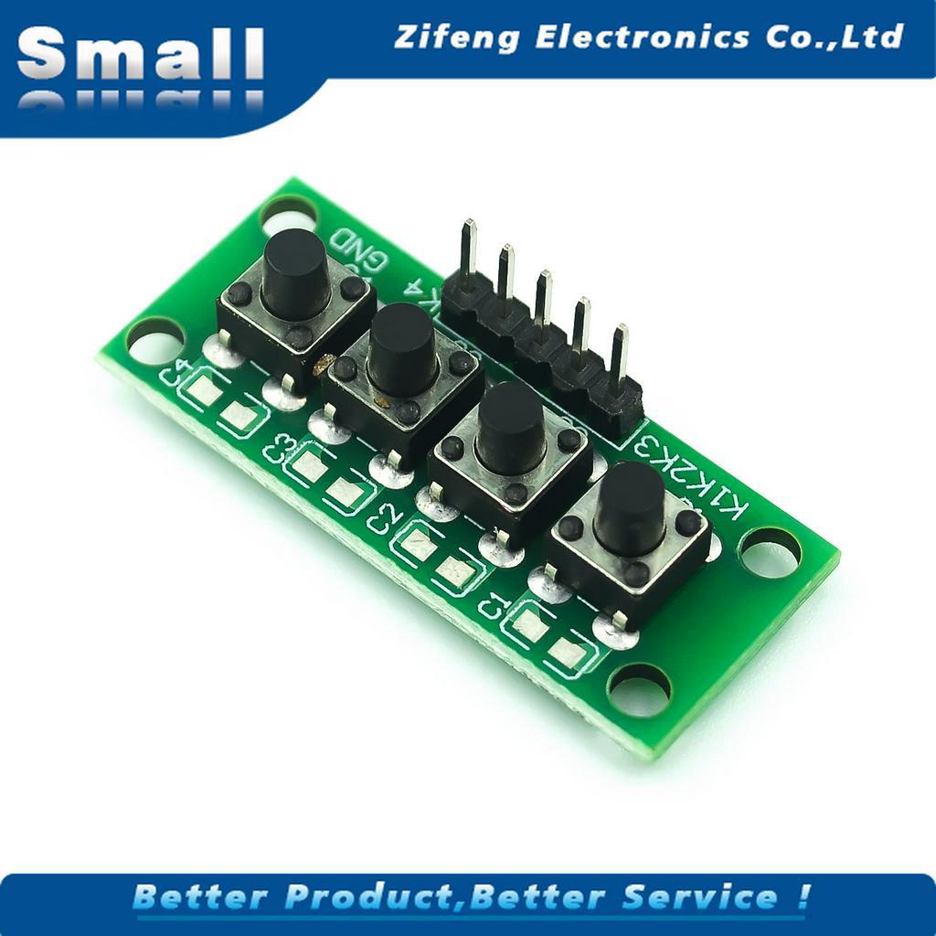 Bộ Bảng Mạch Tự Lắp Ráp 1x4 4 Phím Cho Học Sinh