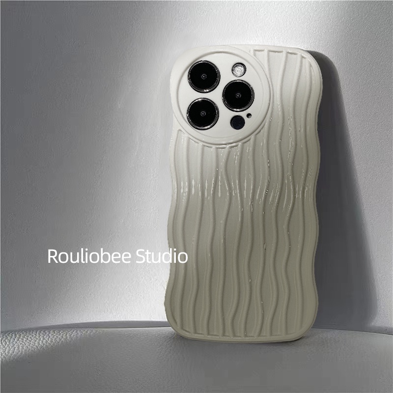 Ốp Điện Thoại TPU Mềm Chịu Nhiệt Chống Va Đập Họa Tiết Sọc Trắng Cho IPhone 14 Pro Max 11 7 Plus 13 12 11 Pro Max X XS XR