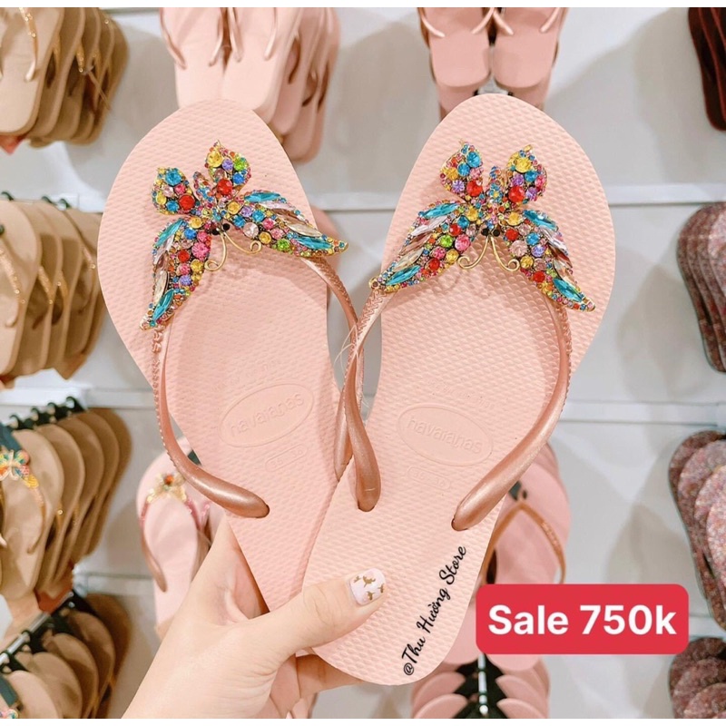 Dép HVN Nữ Slim Mix Bươm' Chúa 7 Màu