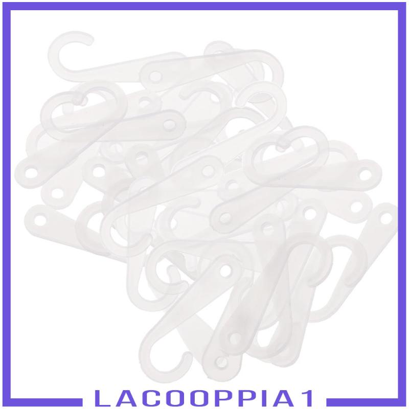 [Lacooppia1] 50 Móc Treo Chữ J Màu Trắng Trưng Bày Vớ Áo Thun