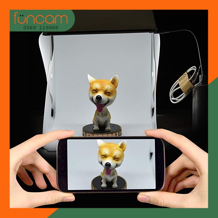 Hộp chụp ảnh sản phẩm kèm đèn led