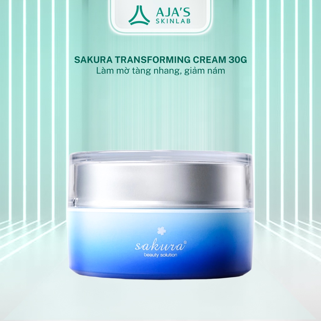 Kem làm mờ nám tàn nhang Sakura Transforming Cream 30g