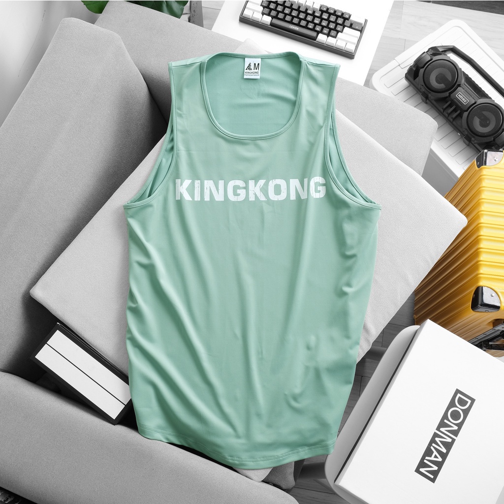 Áo Ba Lỗ Tanktop Phong Cách Trendy Gym 4 Chiều - Thương hiệu TB KINGKONG SPORT WEAR