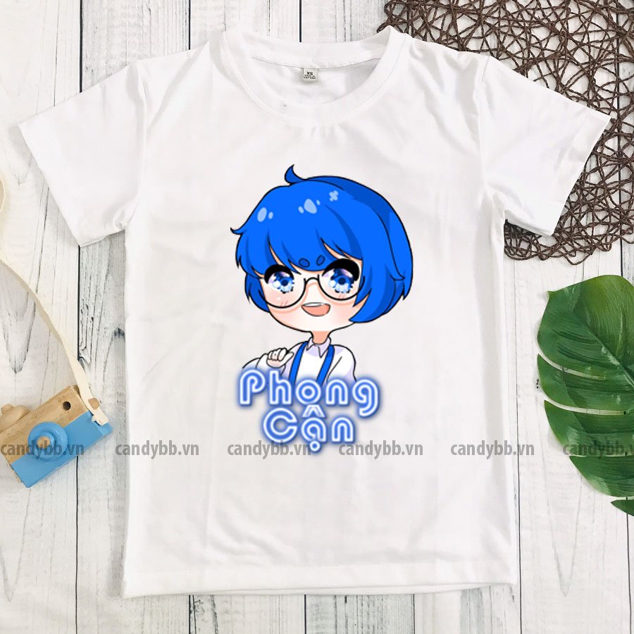 Áo thun trắng bé trai bé gái in hình Phong Cận trong Hero Team, áo phông trẻ em chất đẹp mềm mịn từ 10kg - 65kg