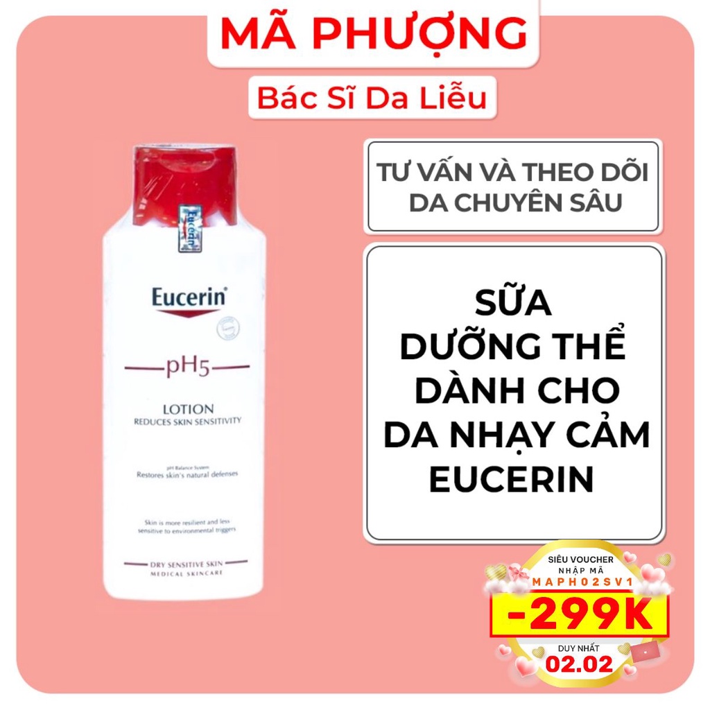 Dưỡng thể Eucerin pH5 Lotion (250ml)