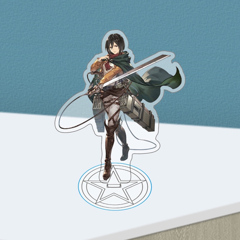 Mô Hình Nhân Vật Shingeki No Kyojin Anime Attack On Titan Đứng Được Để Bàn Trang Trí