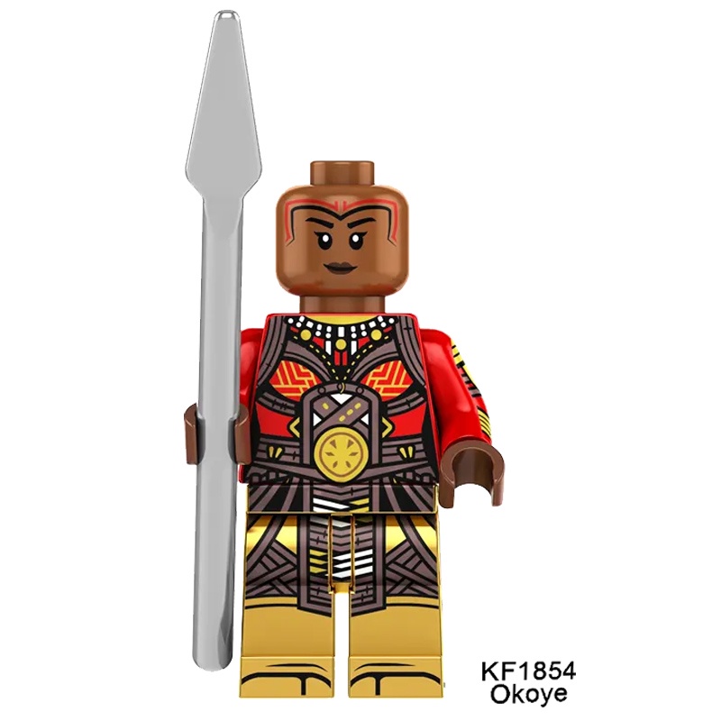 Mô Hình Đồ Chơi Nhân Vật Okoye Namor McKenzie Ironheart MK2 Mini Bằng Nhựa