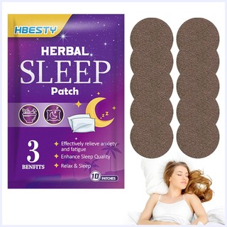 Túi 10 miếng dán thảo dược giúp giảm căng thẳng cải thiện giấc ngủ ngon