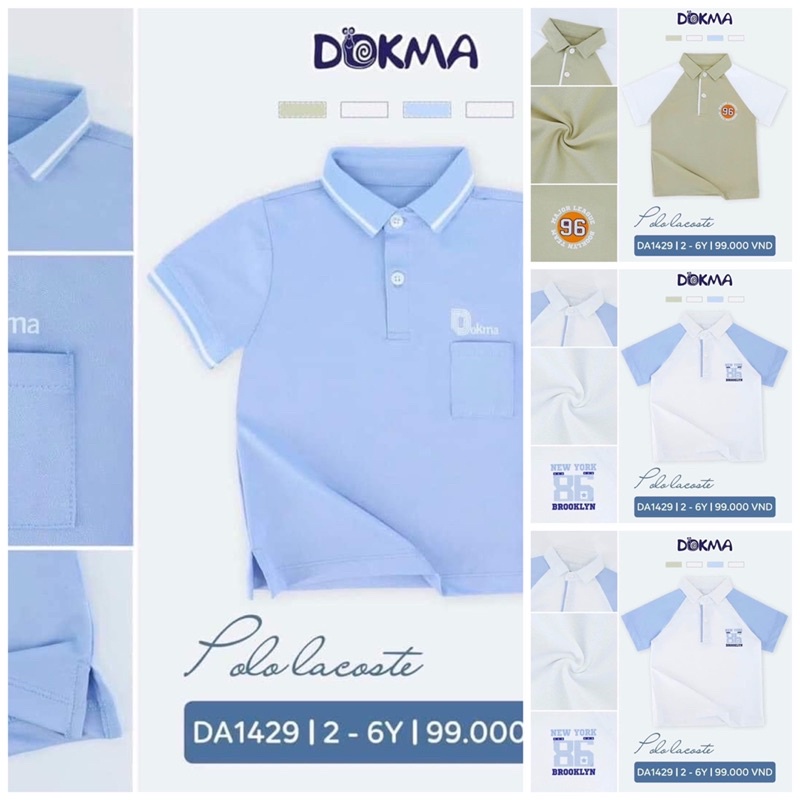 ÁO CỘC DA1429 DOKMA 2023