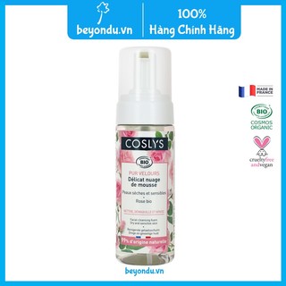 Sữa rửa mặt cho da khô và da nhạy cảm hữu cơ Coslys