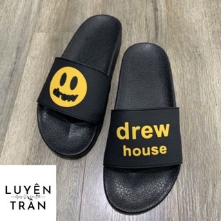 Dép nam nữ quai ngang Drew House mặt cười đang hot nhất 2023 giaydepluyentran