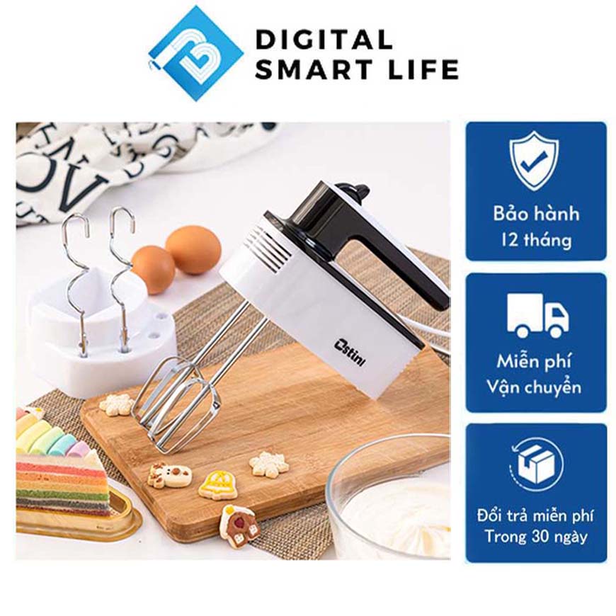 Máy Đánh Trứng Đa Năng 5 Chế Độ Ostini - Dòng Máy Đánh Trứng Cầm Tay Có Thể Đánh Kem Trộn Bột Tiện Lợi - Bh 12 Tháng