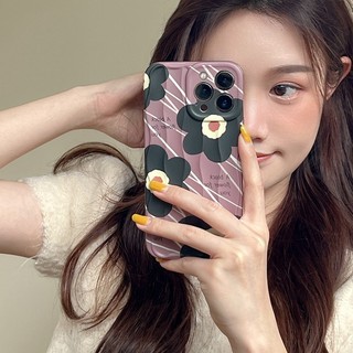 Ốp Điện Thoại Họa Tiết Hoa Dễ Thương Cho IPhone 11 12 13 14 Pro Max 14 Plus IPhone XR XS Max