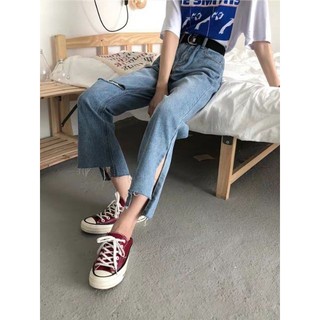 [ORDER] Quần jeans xẻ tà rách hot hit