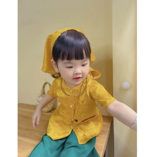 Bộ bà ba mẫu mới 2023 bé gái