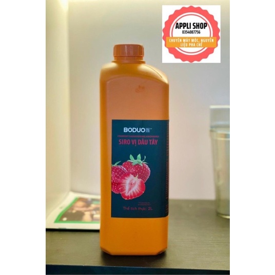 SIRO BODUO NHIỀU VỊ kèm công thức chai 2 lít
