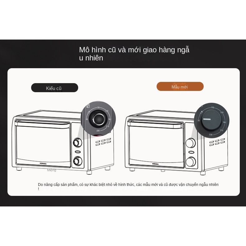 KONKA Lò Vi Sóng Mini Đa Năng Tiện Dụng