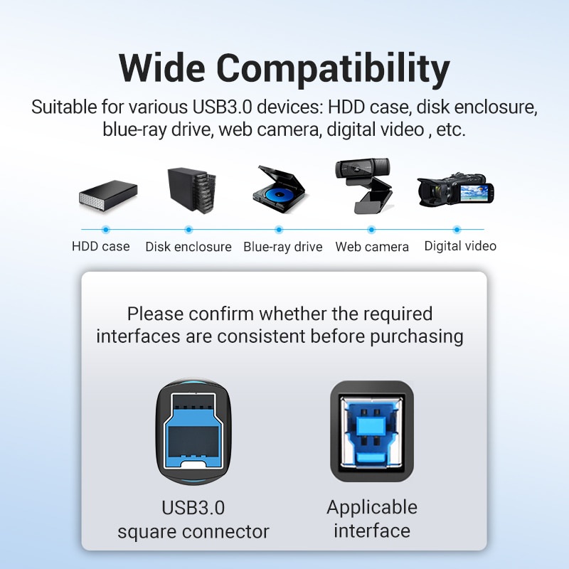 Cáp Vention USB C Sang USB B 2.0 Type C Cho MáY Scan / MáY In / MáY In