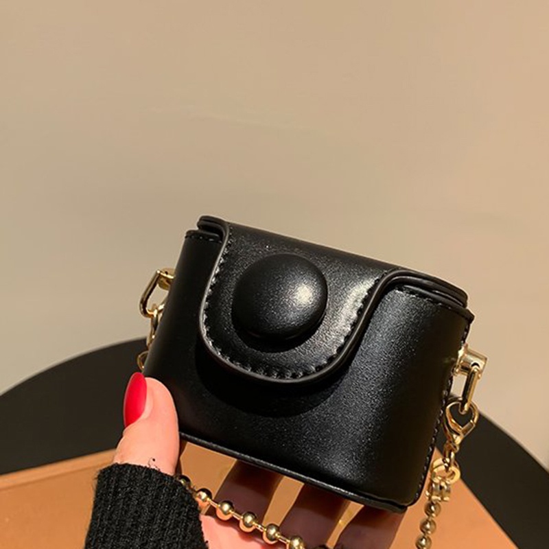 Túi Đeo Vai Mini Màu Trơn Thời Trang Dành Cho Nữ